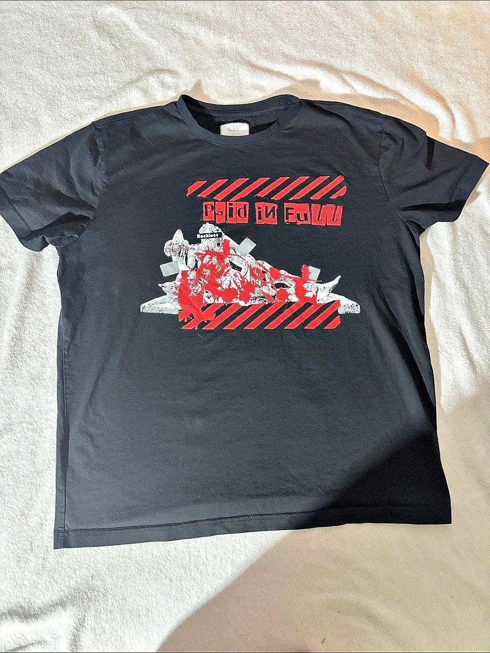 G-West Paid in Full Graphic T-Shirt in Black